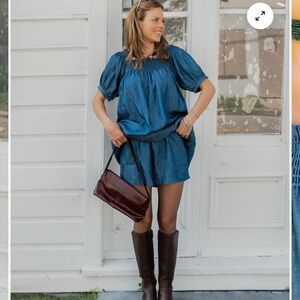 Denim Short and Dress Set